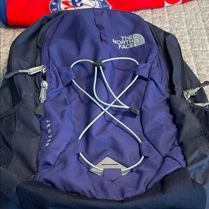 The North Face Men's Backpack - Dark Blue and Black